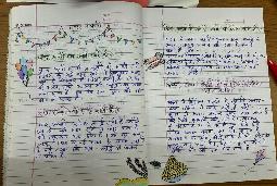Class 8 art integrated activity based on Makar Sankranti